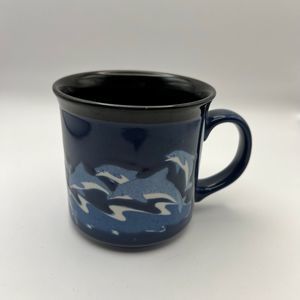 Otagiri dolphin coffee mug